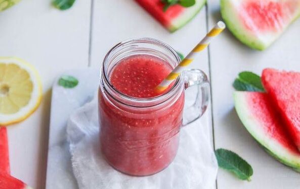 Smoothie cu pepene verde